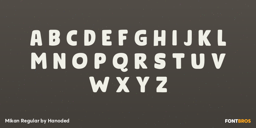 Mikan Regular Font Poster #2