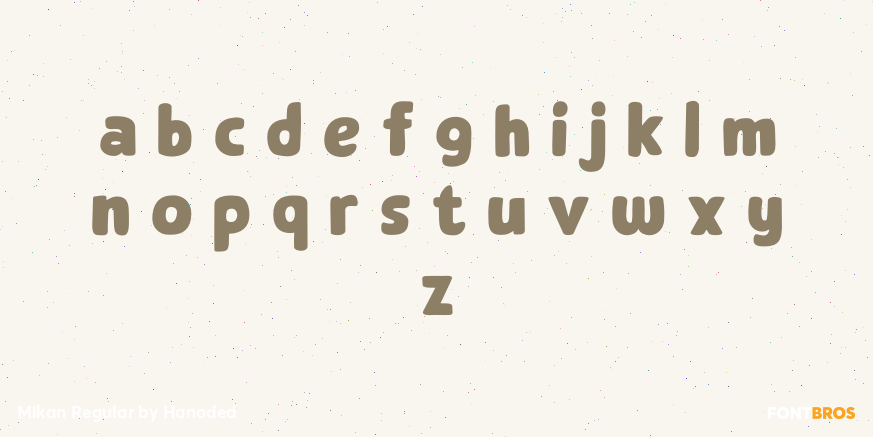 Mikan Regular Font Poster #3