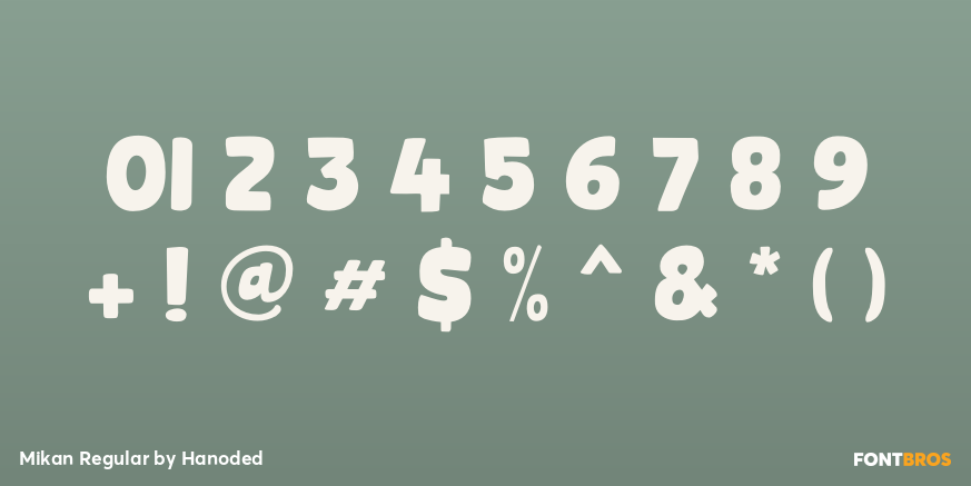 Mikan Regular Font Poster #4