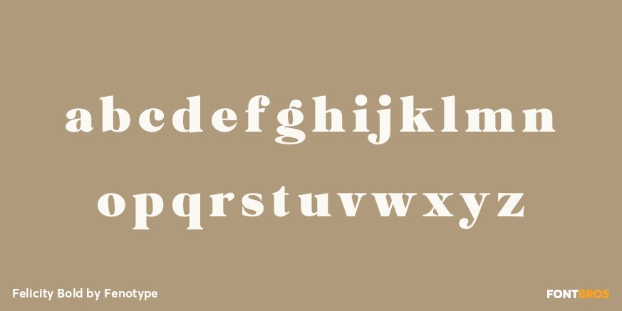 Felicity Bold Font Poster #1