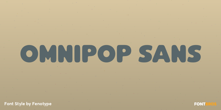 Omnipop Sans Poster