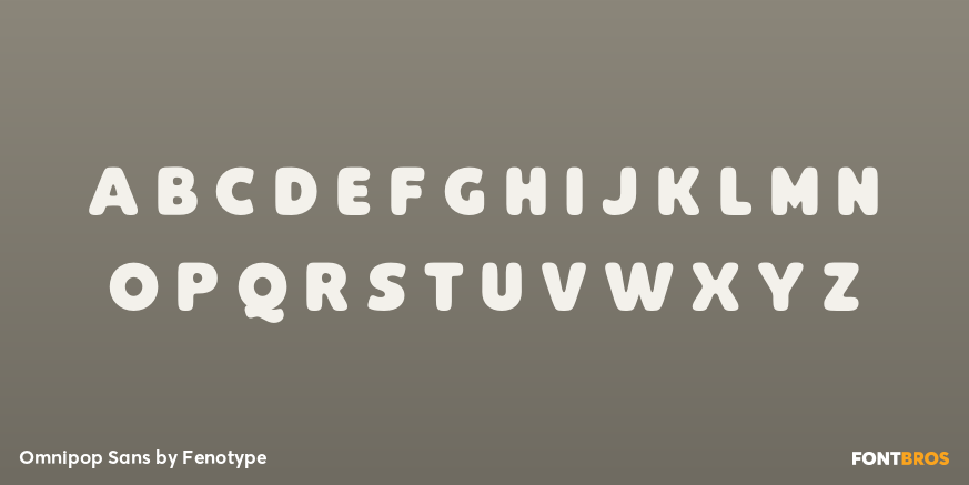 Omnipop Sans Font Poster #3