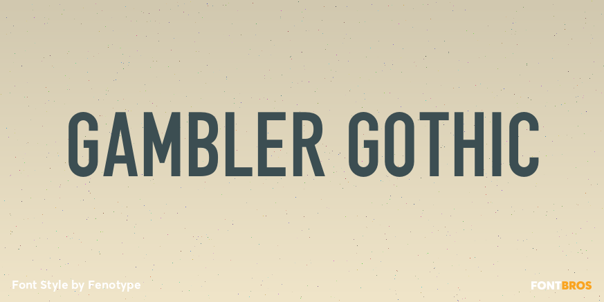 Gambler Gothic Poster