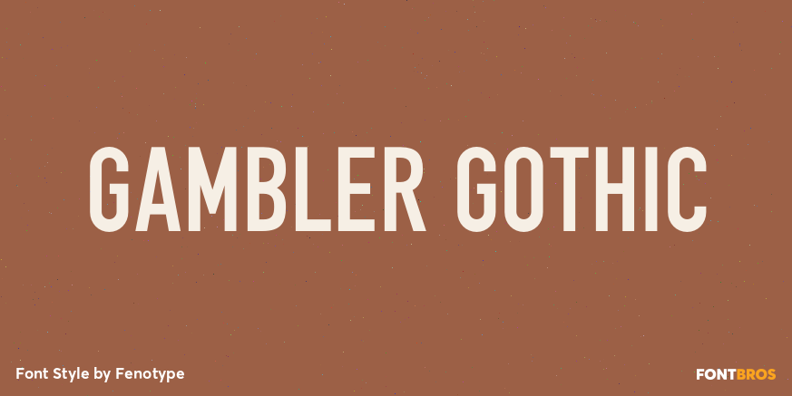 Gambler Gothic Poster