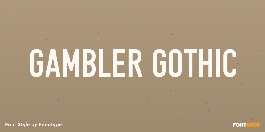 Gambler Gothic Poster