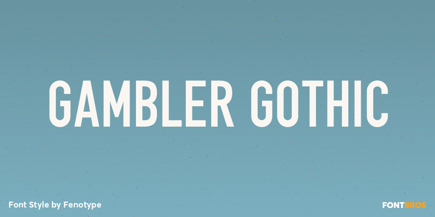 Gambler Gothic Poster