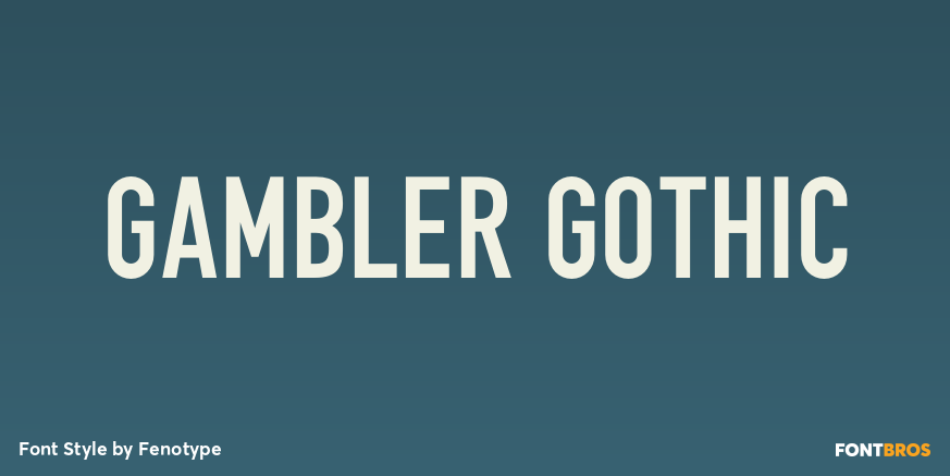 Gambler Gothic Poster