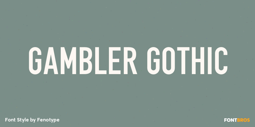 Gambler Gothic Poster