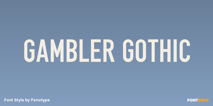 Gambler Gothic Poster