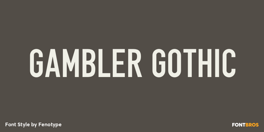 Gambler Gothic Poster