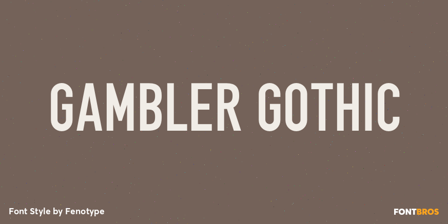 Gambler Gothic Poster