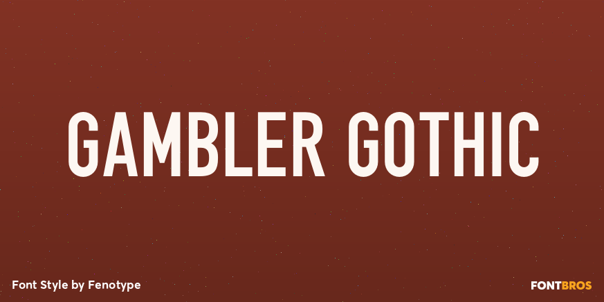 Gambler Gothic Poster