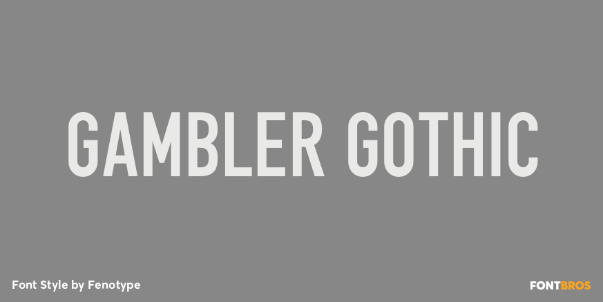 Gambler Gothic Poster