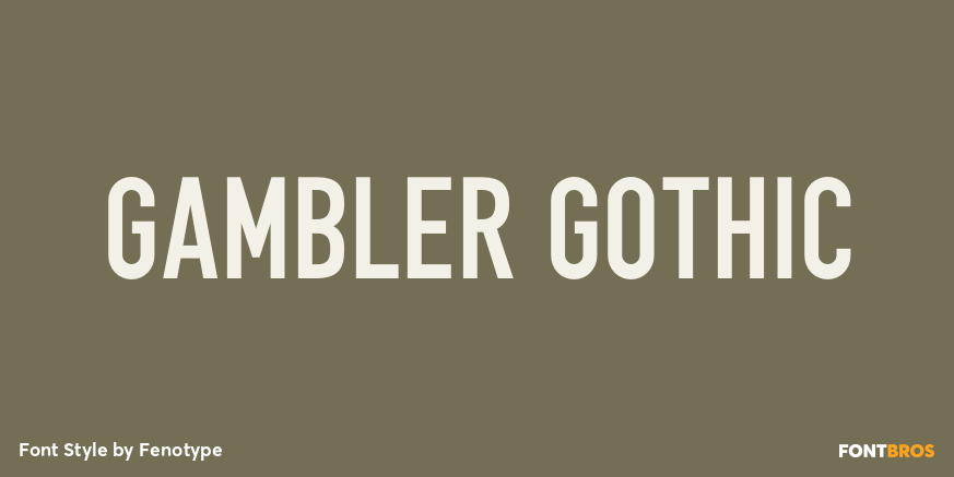 Gambler Gothic Poster