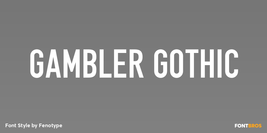 Gambler Gothic Poster