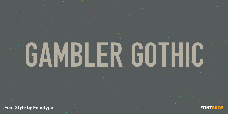 Gambler Gothic Poster