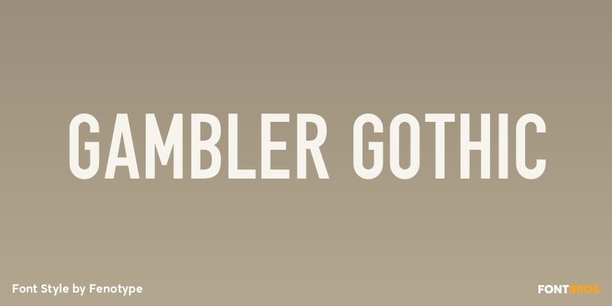 Gambler Gothic Poster