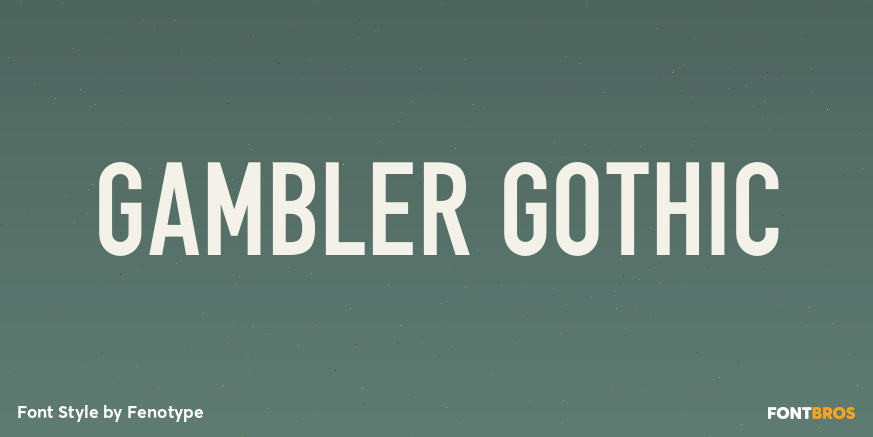 Gambler Gothic Poster