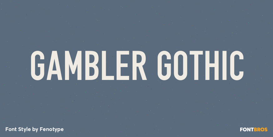 Gambler Gothic Poster