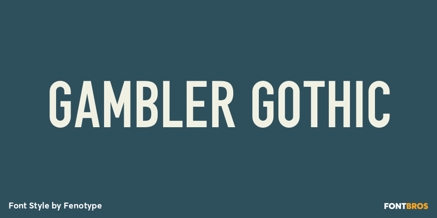 Gambler Gothic Poster