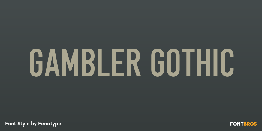 Gambler Gothic Poster