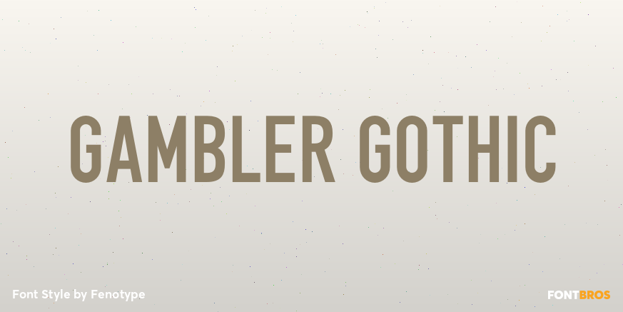 Gambler Gothic Poster