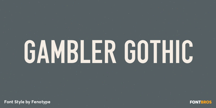 Gambler Gothic Poster