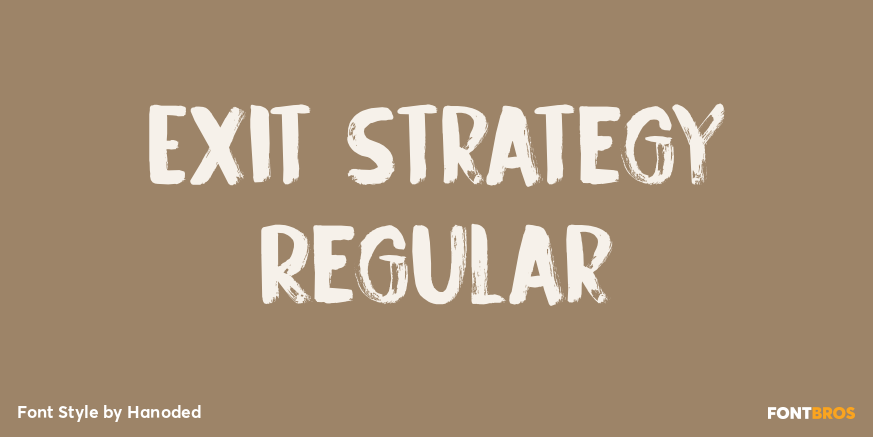 Exit Strategy Regular Poster