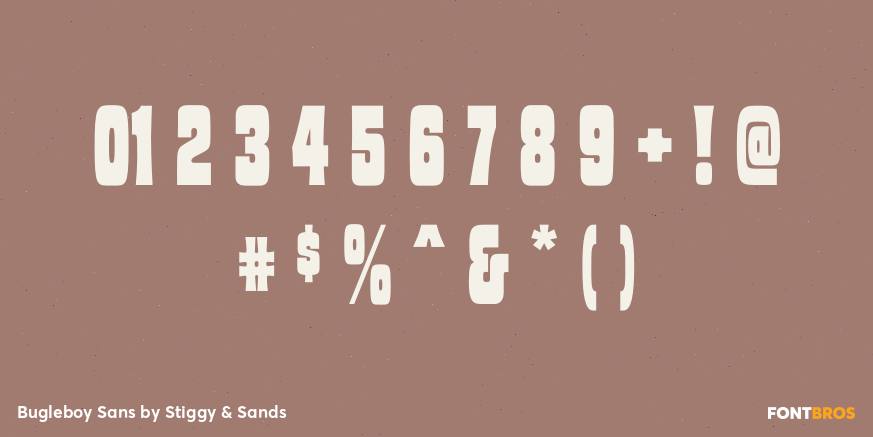 Bugleboy Sans Font Poster #1