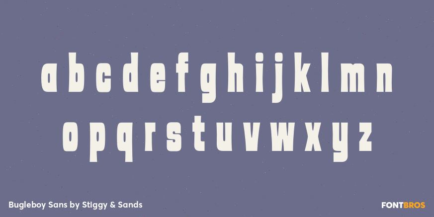 Bugleboy Sans Font Poster #1