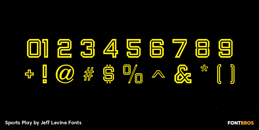 Sports Play Font Poster #4