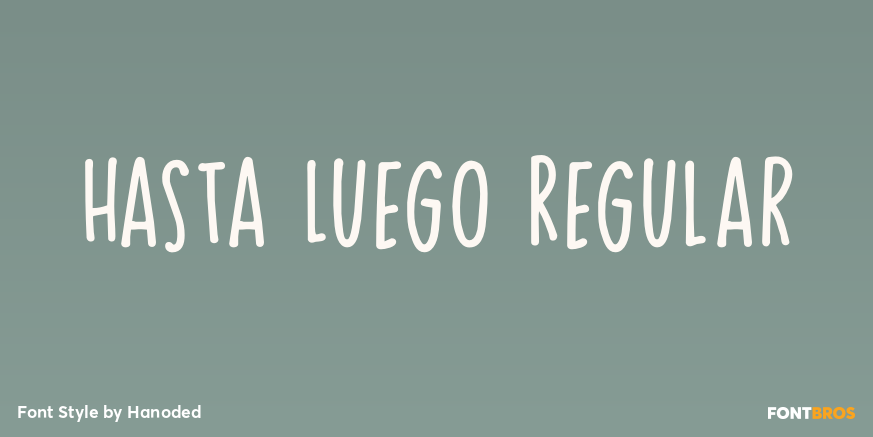 Hasta Luego Regular Poster