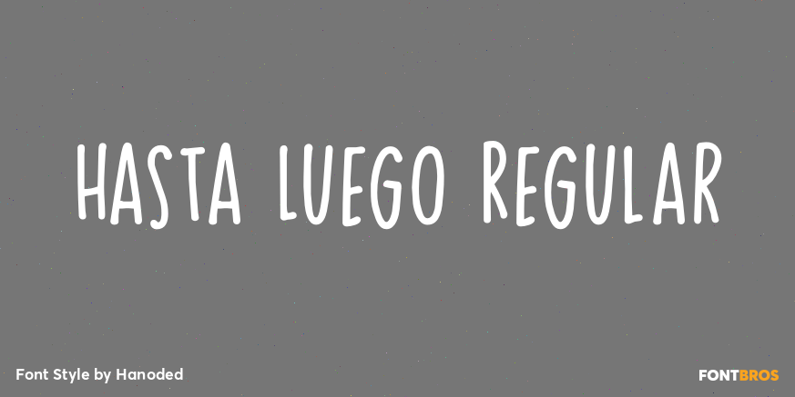 Hasta Luego Regular Poster