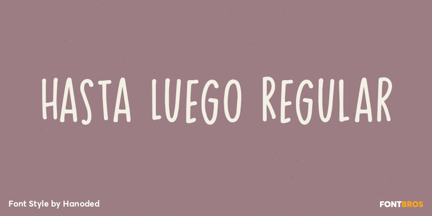 Hasta Luego Regular Poster