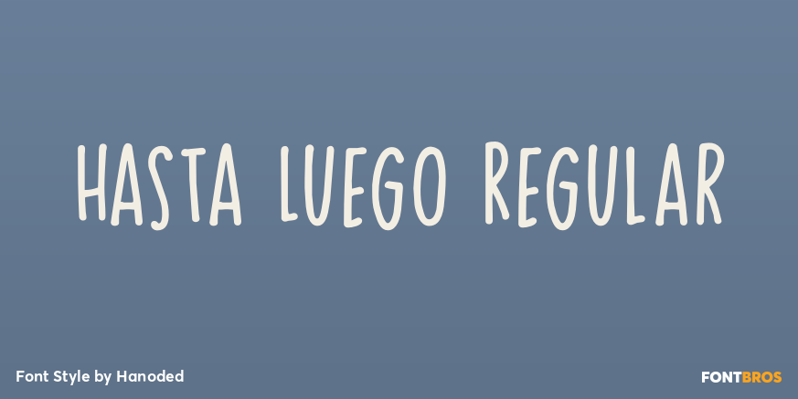 Hasta Luego Regular Poster