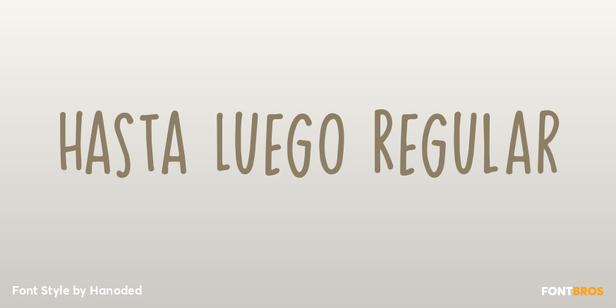 Hasta Luego Regular Poster
