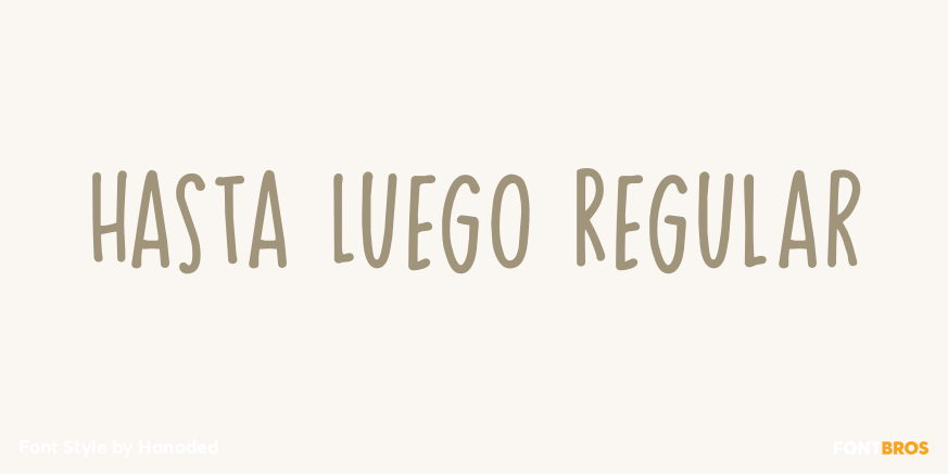 Hasta Luego Regular Poster