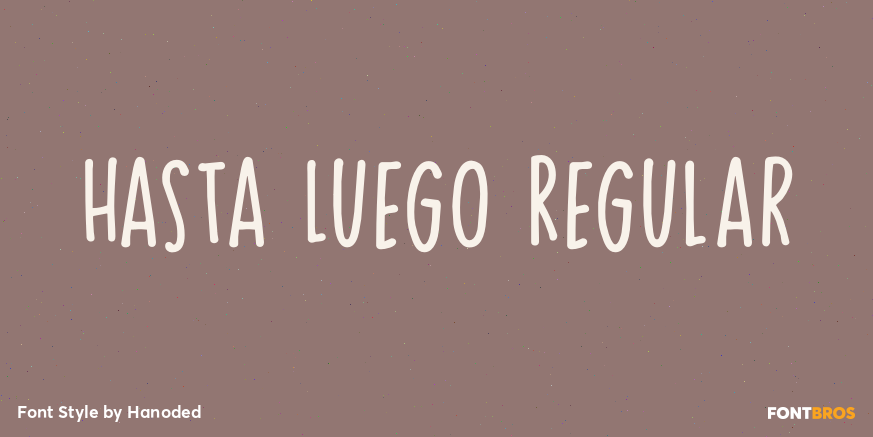 Hasta Luego Regular Poster