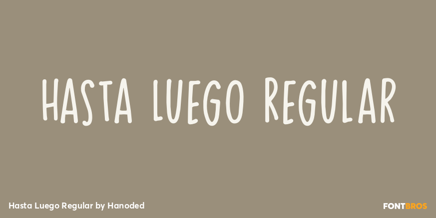 Hasta Luego Regular Poster