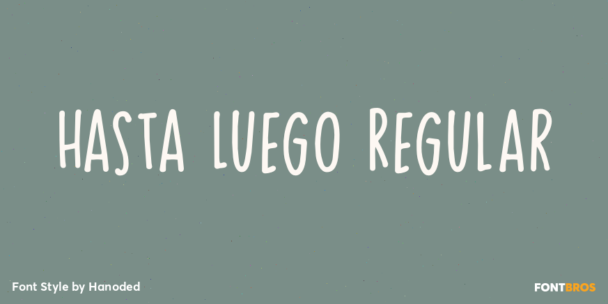 Hasta Luego Regular Poster