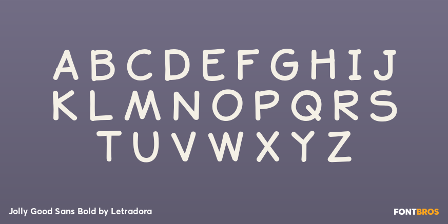 Jolly Good Sans Bold Font Poster #2