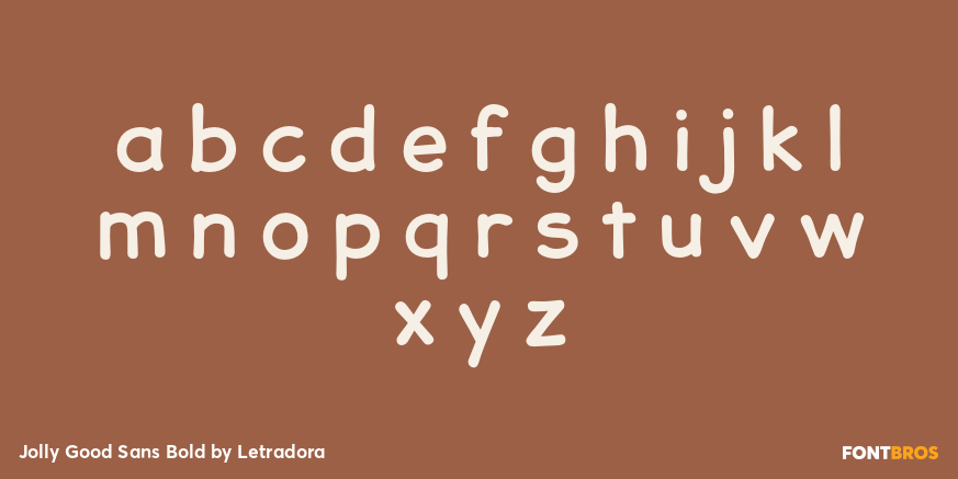 Jolly Good Sans Bold Font Poster #3