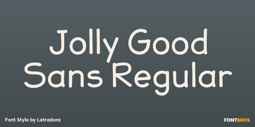 Jolly Good Sans Regular Font Poster #1