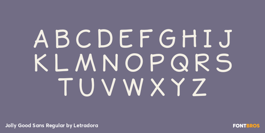 Jolly Good Sans Regular Font Poster #2