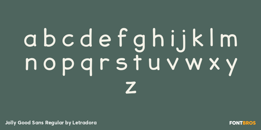 Jolly Good Sans Regular Font Poster #3