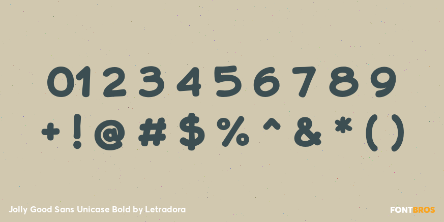 Jolly Good Sans Unicase Bold Font Poster #4