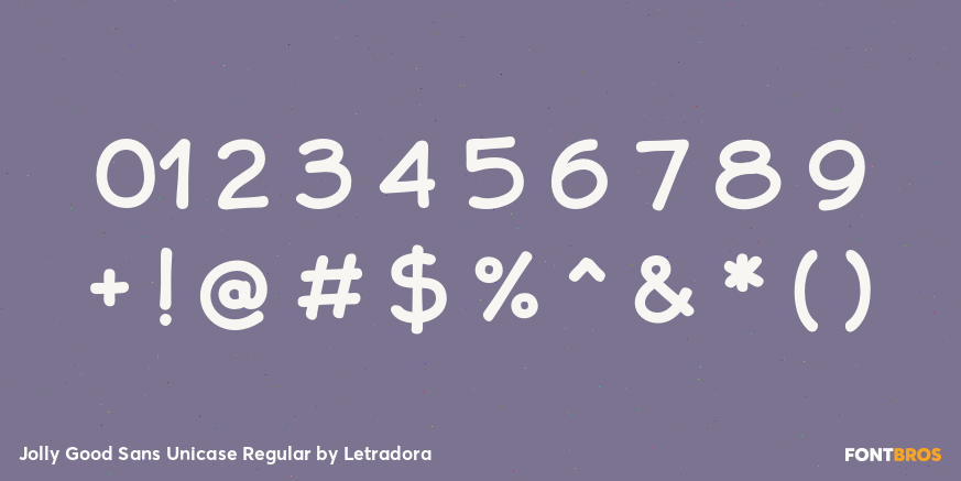 Jolly Good Sans Unicase Regular Font Poster #4