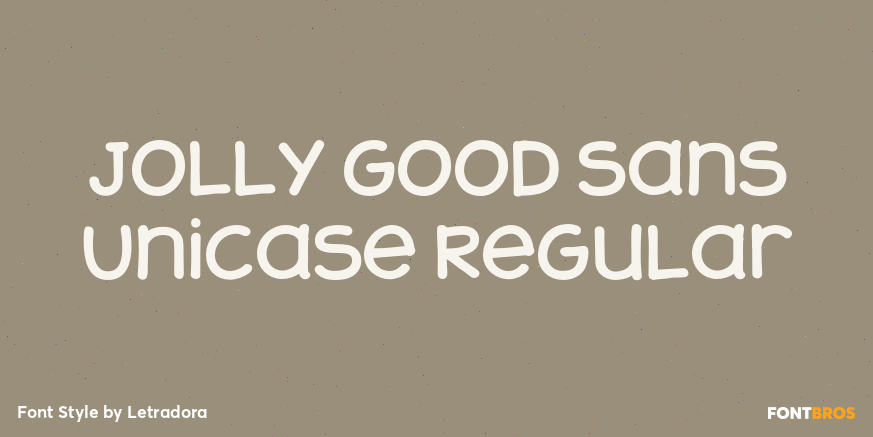 Jolly Good Sans Unicase Regular Font Poster #1