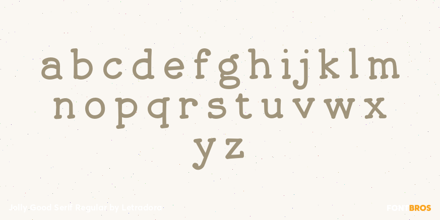 Jolly Good Serif Regular Font Poster #3