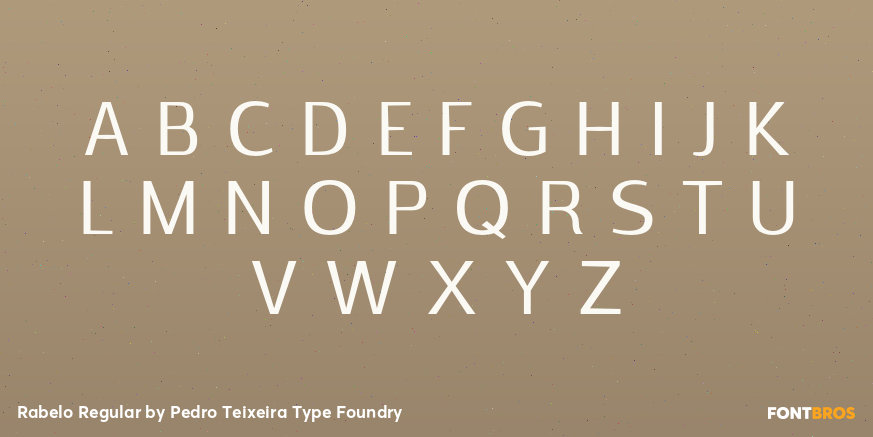 Rabelo Regular Font Poster #1
